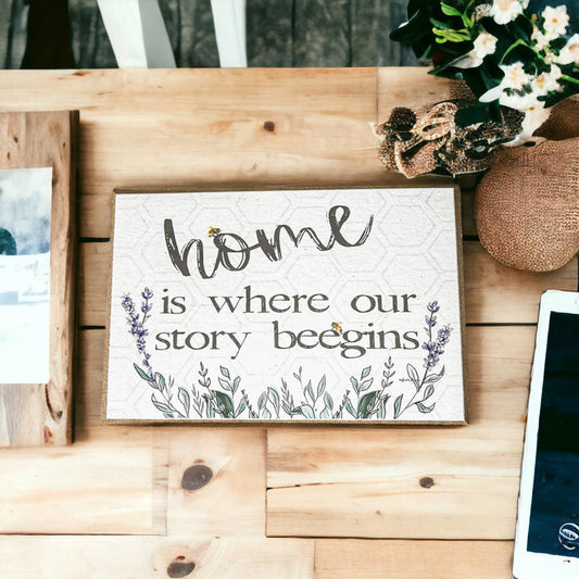 Home BEEgins Signs