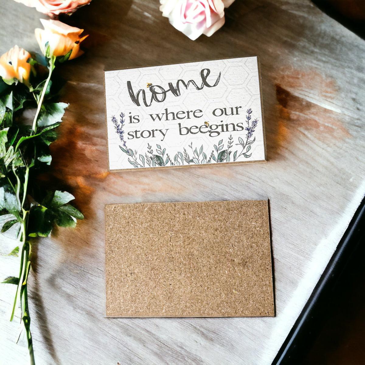 Home BEEgins Signs