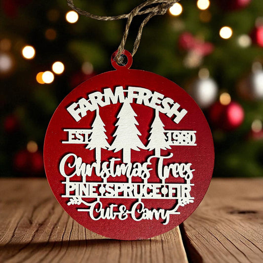 Farm Fresh Ornament 12 Colors