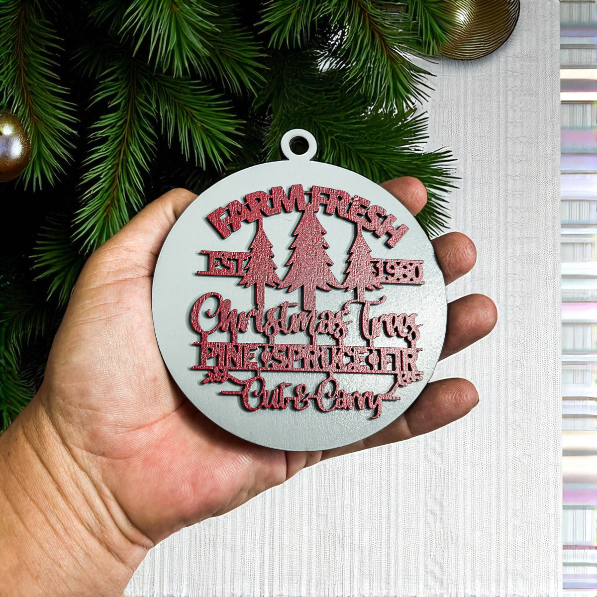 Farm Fresh Ornament 12 Colors