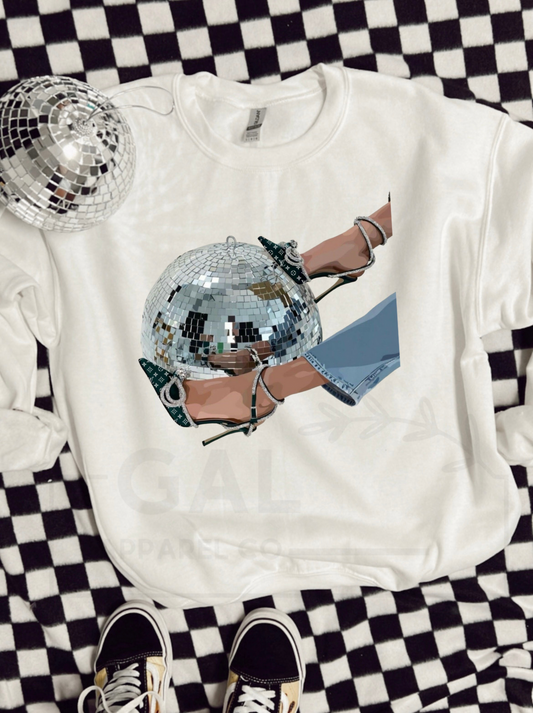 Disco Ball Heel Tee/Sweatshirt
