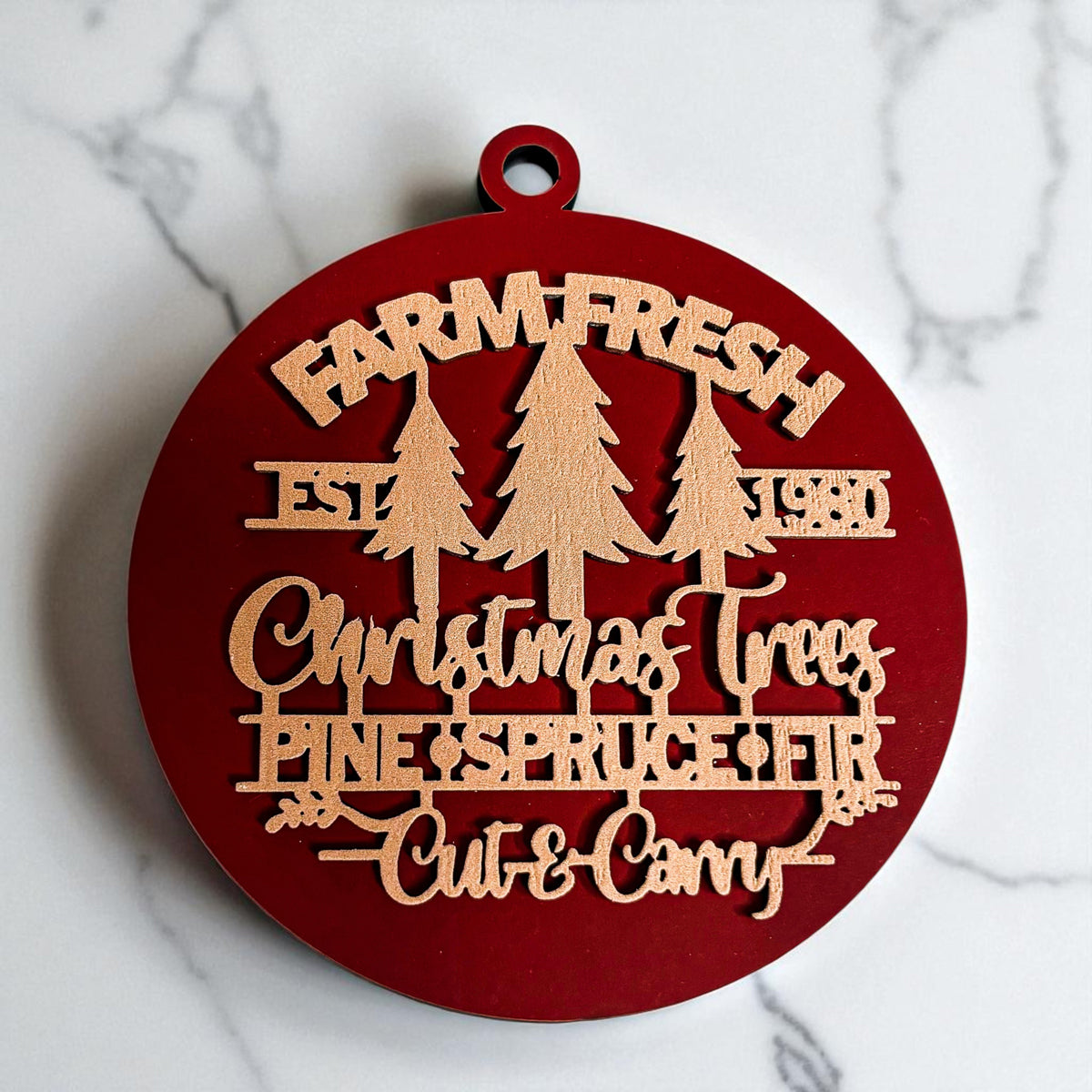 Farm Fresh Ornament 12 Colors
