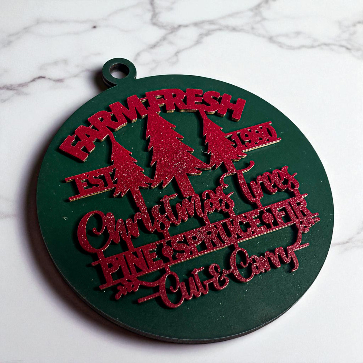 Farm Fresh Ornament 12 Colors