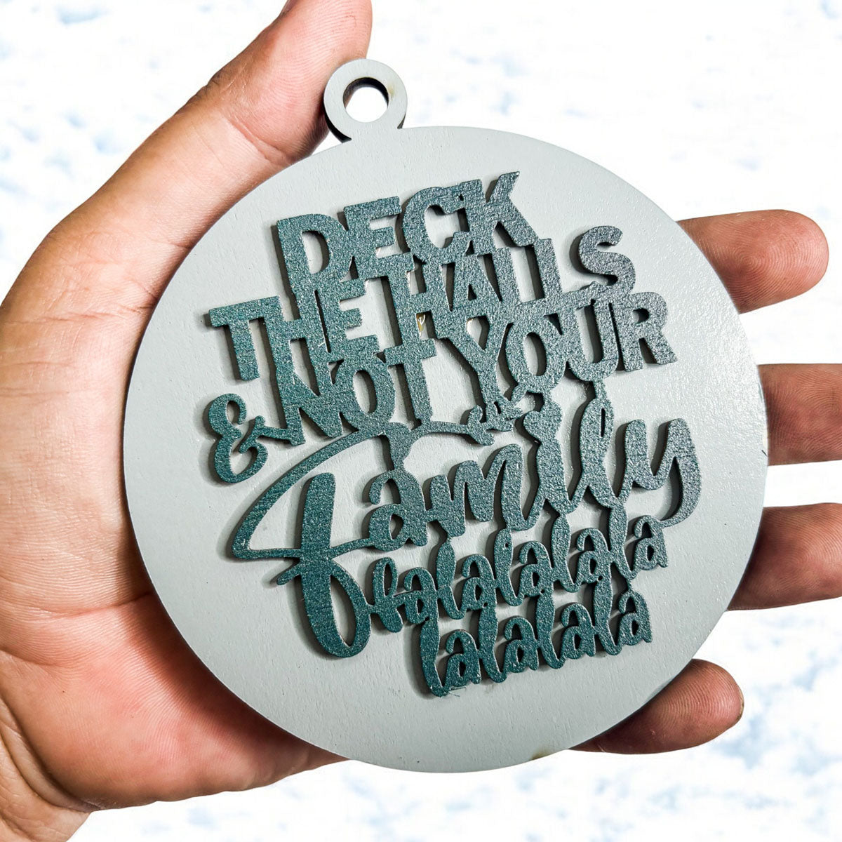 Deck the Halls Ornmanet 12 Colors