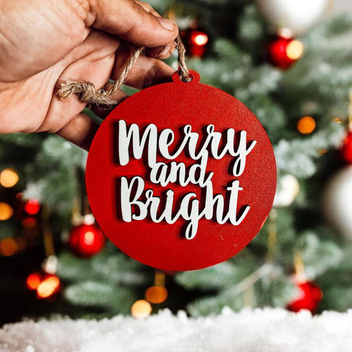 Merry & Bright Ornament 12 Colors