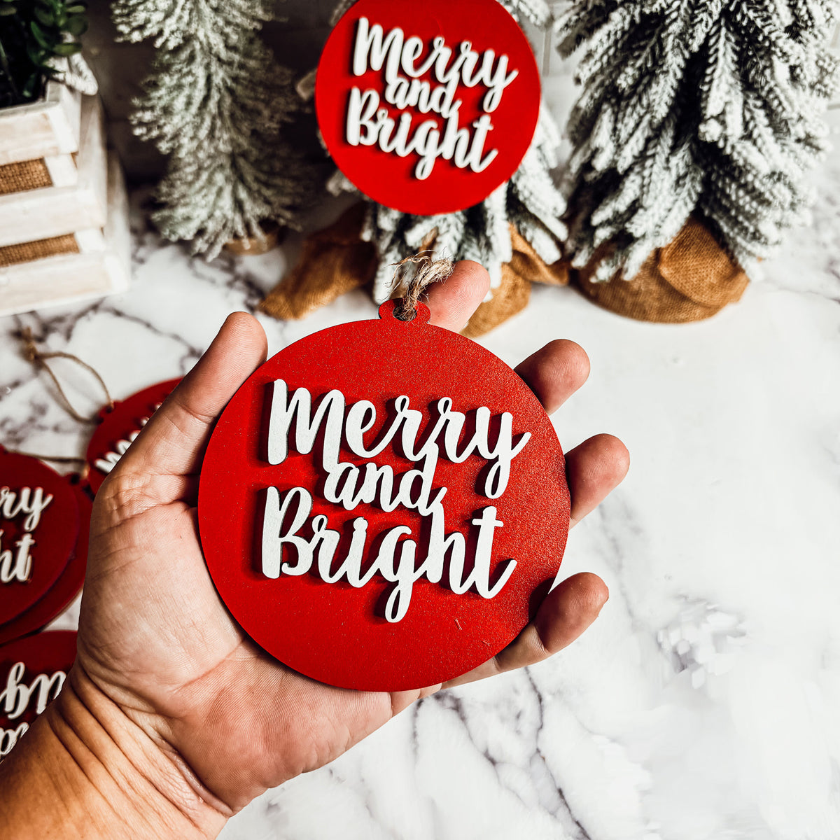 Merry & Bright Ornament 12 Colors