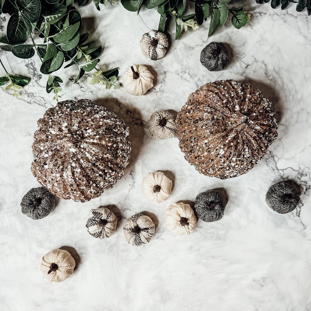 Sequin Fall HOme Decorations