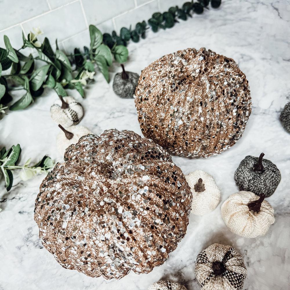 Glitter Fall Home Decorations for table
