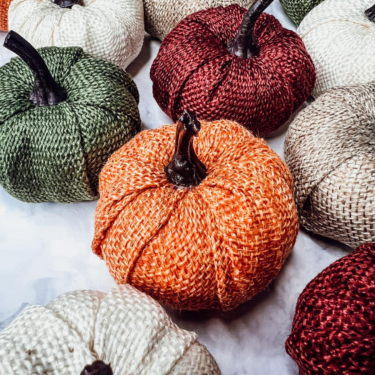 Handmade pumpkin decor for fall