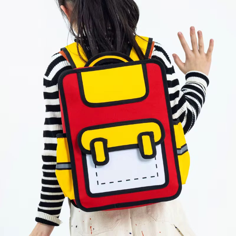 Backpack - 2D Cartoon - PREORDER 3/18-3/21