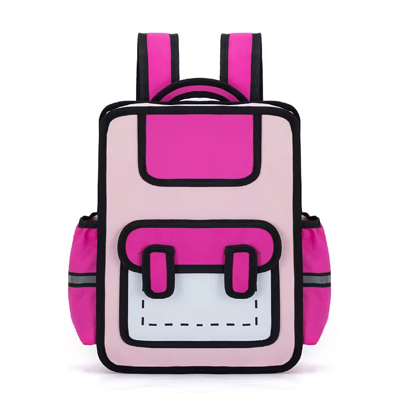 Backpack - 2D Cartoon - PREORDER 3/18-3/21