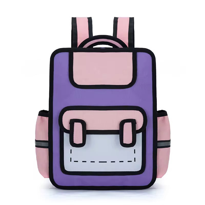 Backpack - 2D Cartoon - PREORDER 3/18-3/21