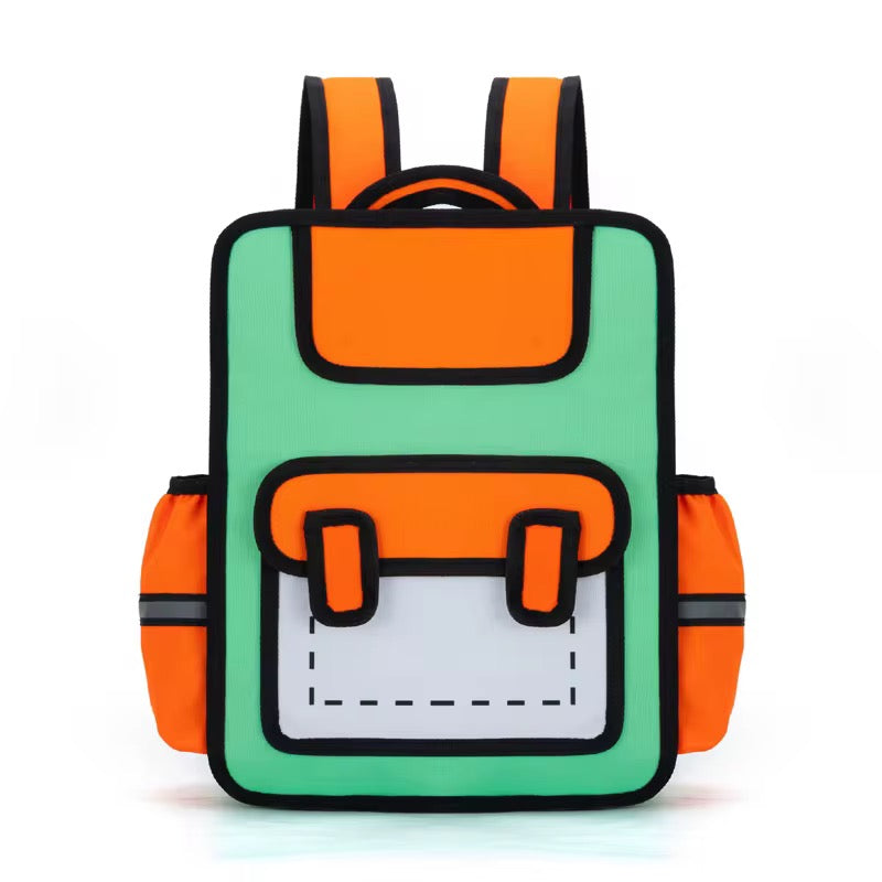 Backpack - 2D Cartoon - PREORDER 3/18-3/21