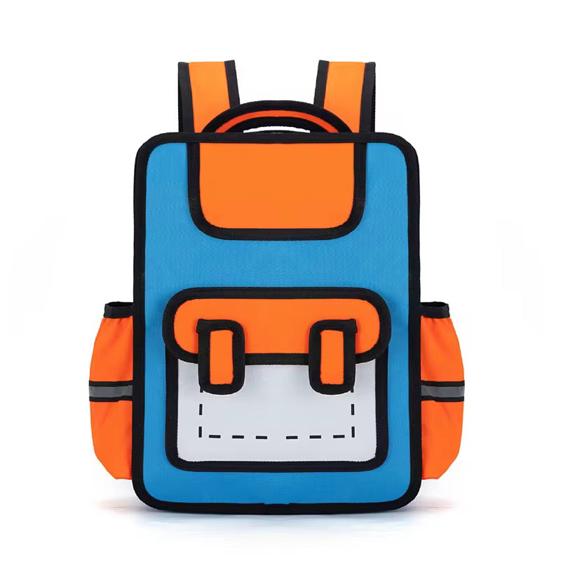 Backpack - 2D Cartoon - PREORDER 3/18-3/21