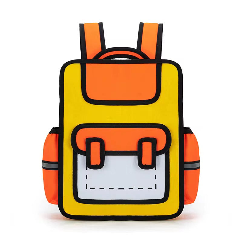 Backpack - 2D Cartoon - PREORDER 3/18-3/21