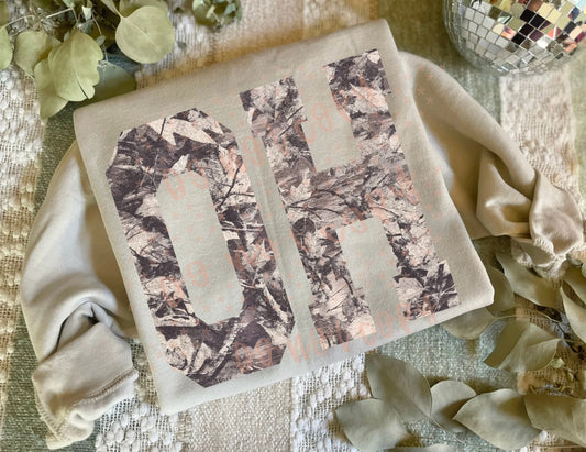OH Camo State Tee/Sweatshirt