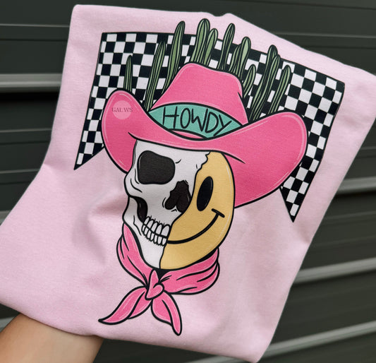 Howdy Skull Smile Tee/Sweatshirt