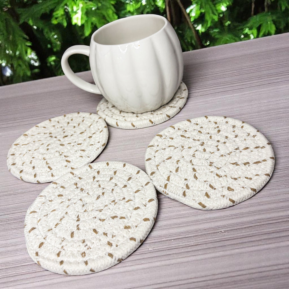 Autumn Pattern Mixed Set Table Coasters
Halloween Colors Braided Table Decor
