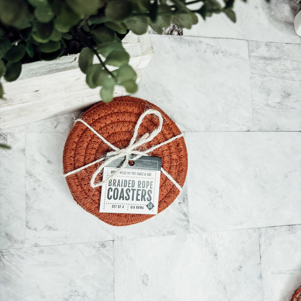 Modern Pattern Fall Table Accessories
Halloween Spiral Design Table Protection
Farmhouse Style Fall Coaster Collection