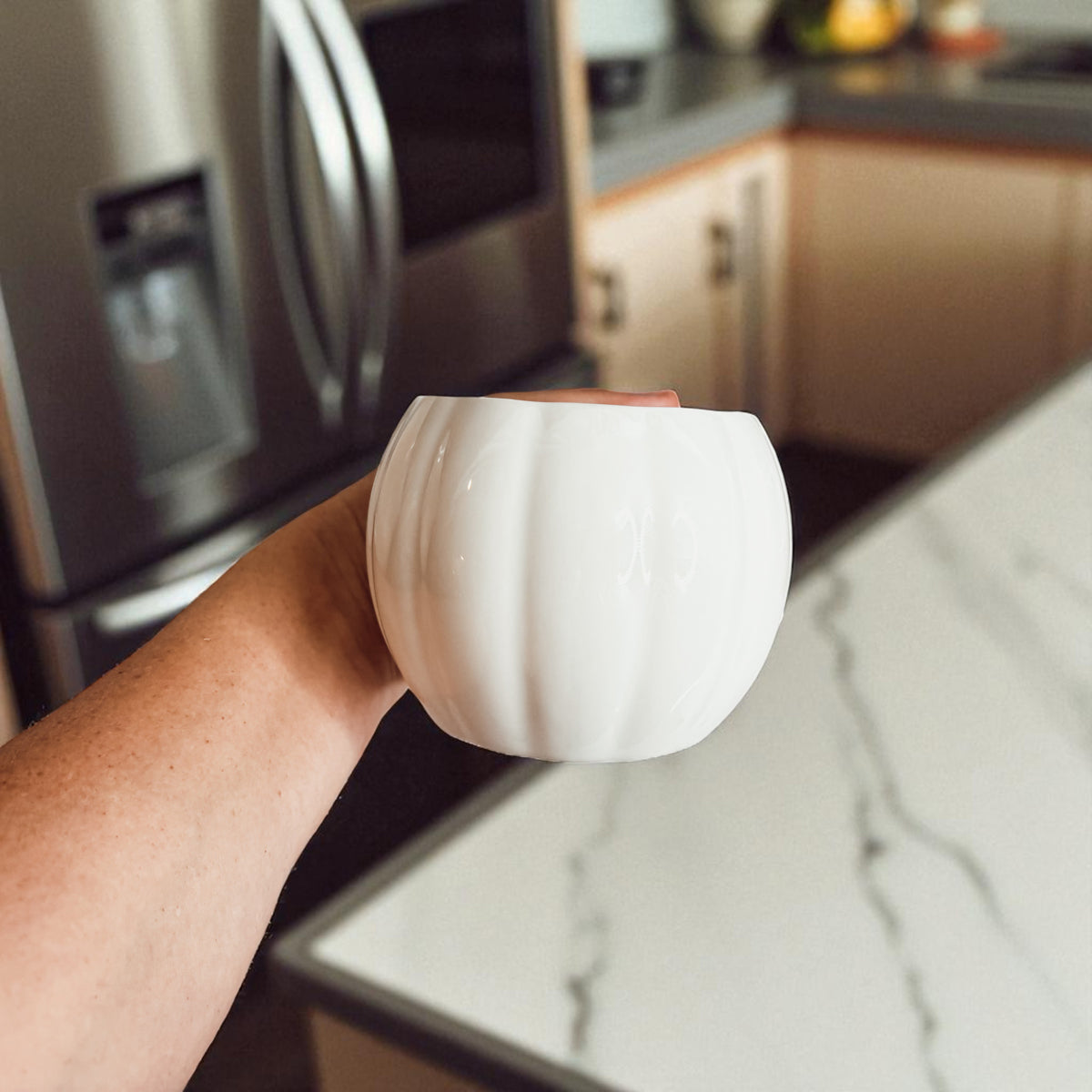 Halloween party favors - pumpkin shaped coffee mugs for seasonal celebrations