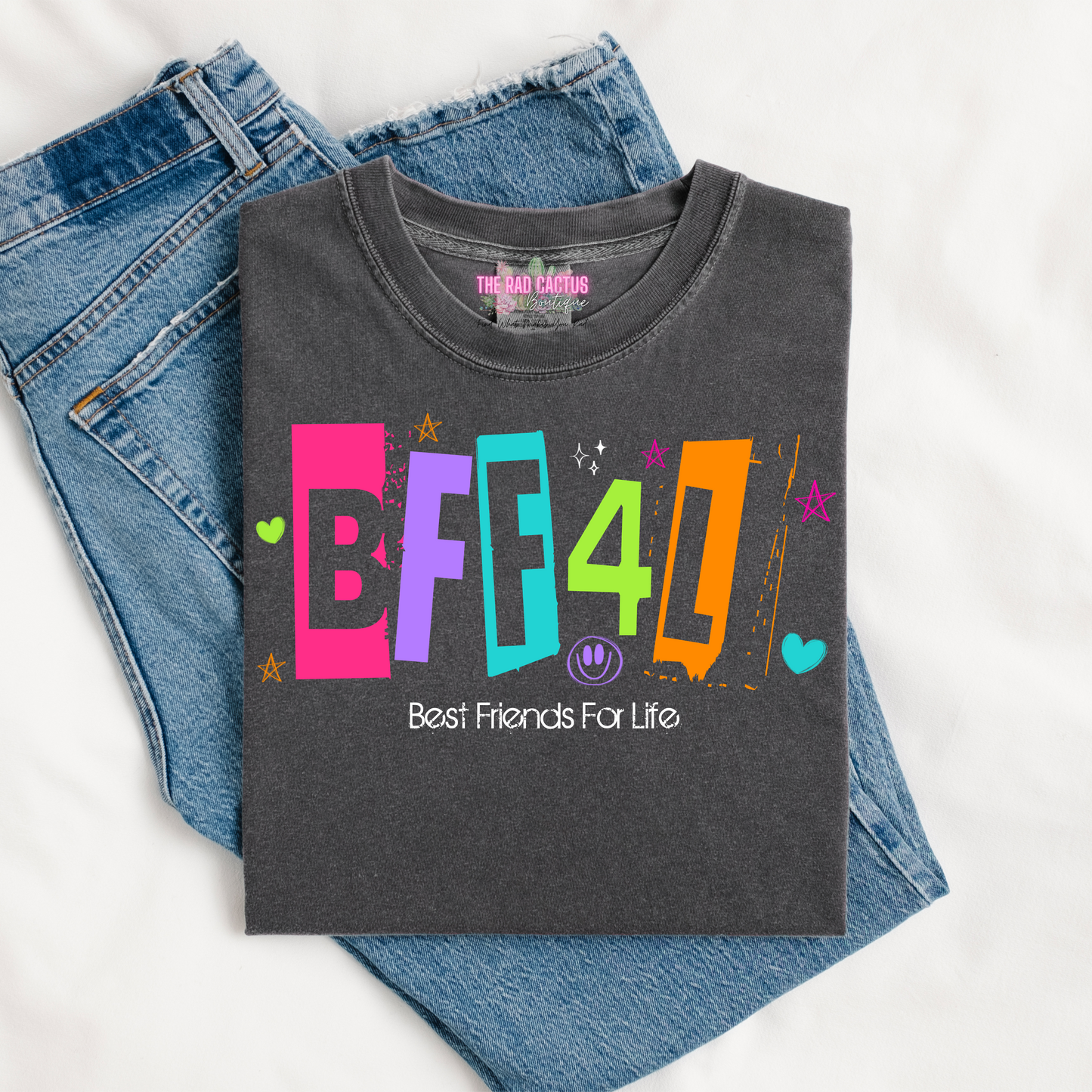 BFF4L Nostalgic Graphic Tee or Crewneck Sweatshirt