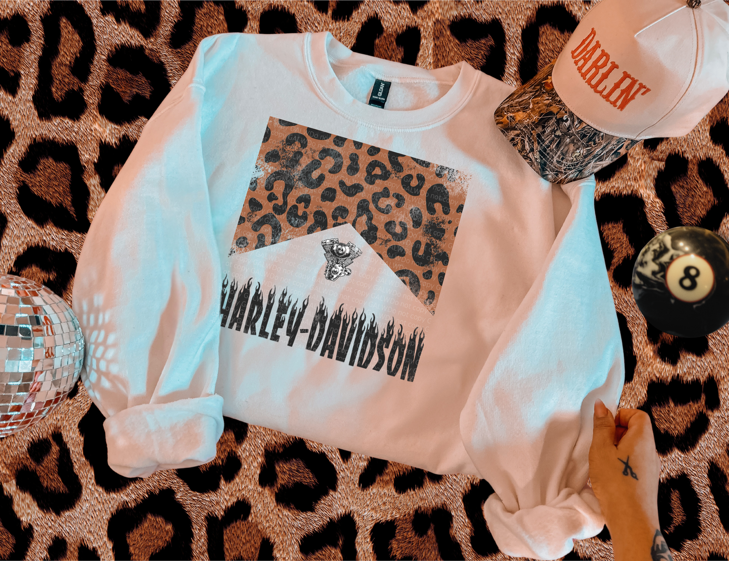 Leopard HD Motorcycle Tee/Sweatshirt