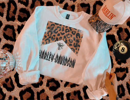 Leopard HD Motorcycle Tee/Sweatshirt