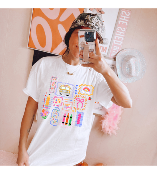 Back To School Collage Tee/Sweatshirt
