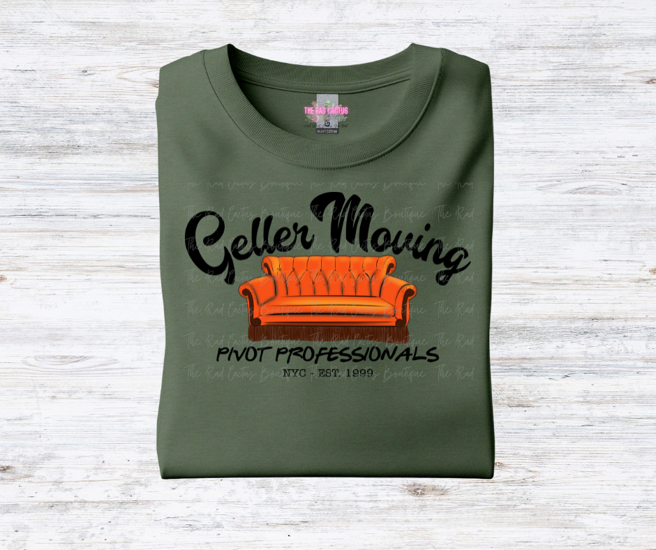 Black Ink Pivot Moving Co. Graphic Tee or Crewneck Sweatshirt