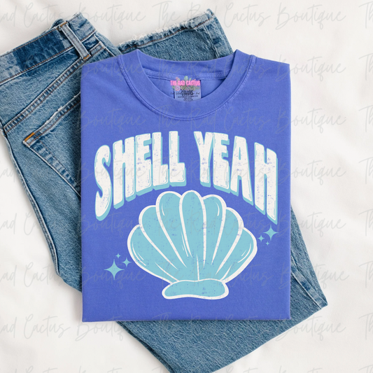 Shell Yeah Summer Graphic Tee or Crewneck Sweatshirt