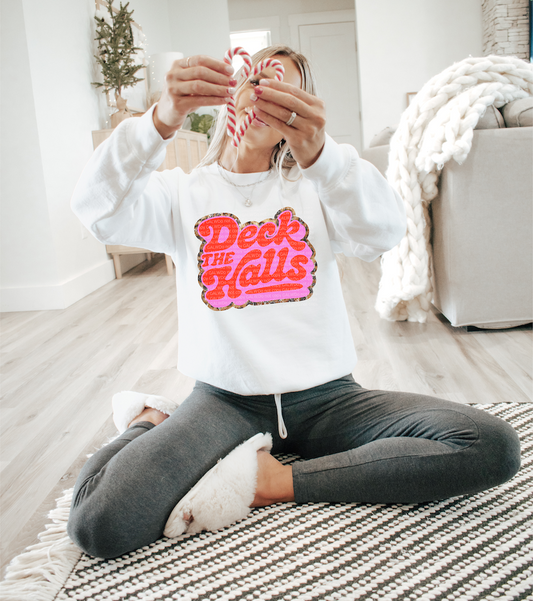 Leopard Deck Halls Tee/Sweatshirt