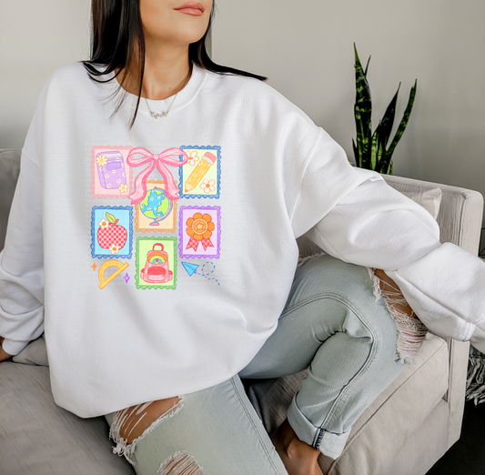 Back To School Stamps Tee/Sweatshirt