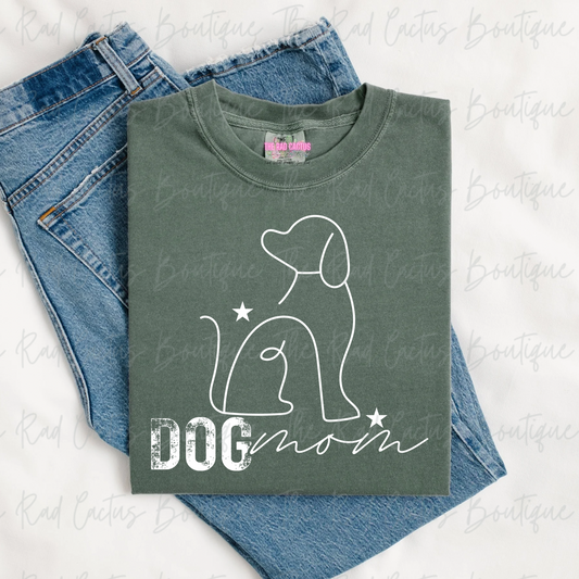 Dog Mom Graphic Tee or Crewneck Sweatshirt
