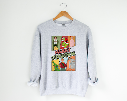 Merry Christmas Movies Design Tee/Sweatshirt