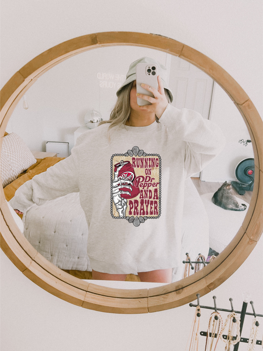 Running on DP & A Prayer Tee/Sweatshirt