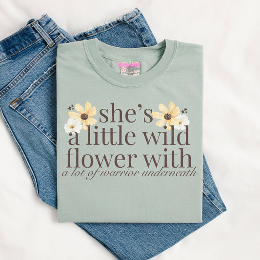 A Little Wildflower Graphic Tee or Crewneck Sweatshirt
