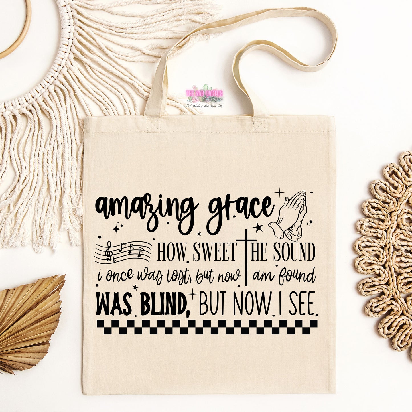 Amazing Grace Tote Bag