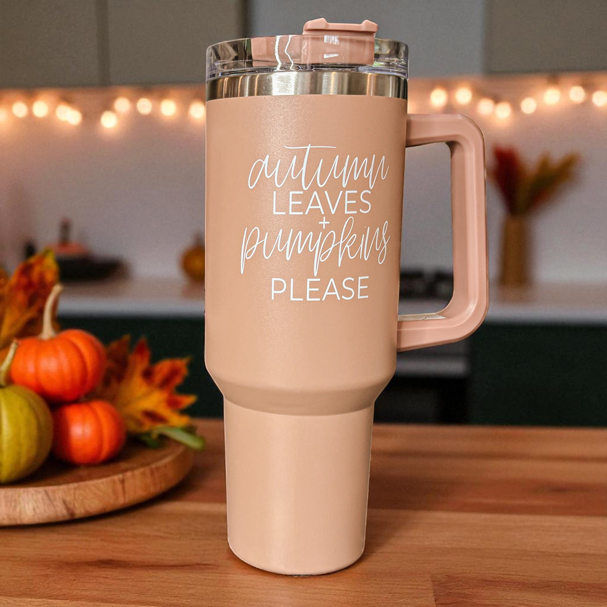 Autumn Leaves Tumbler