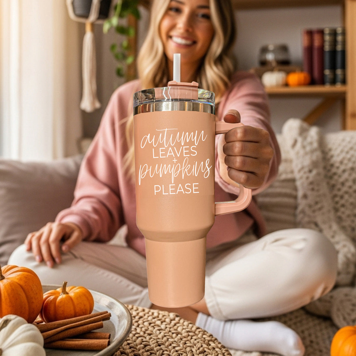 Autumn Leaves Tumbler