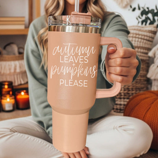 Autumn Leaves Tumbler