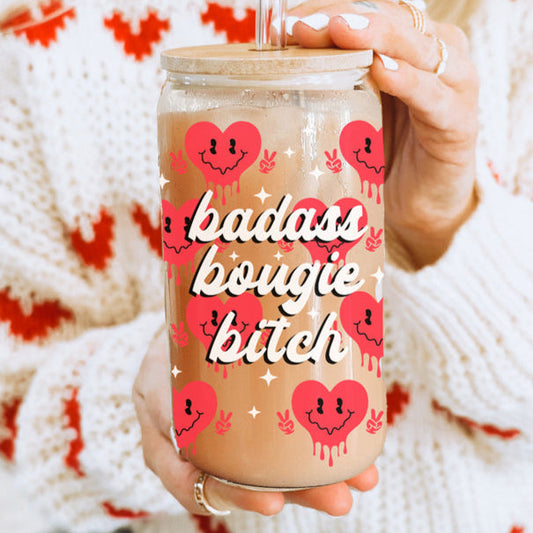 Badass Bougie Glass Cup