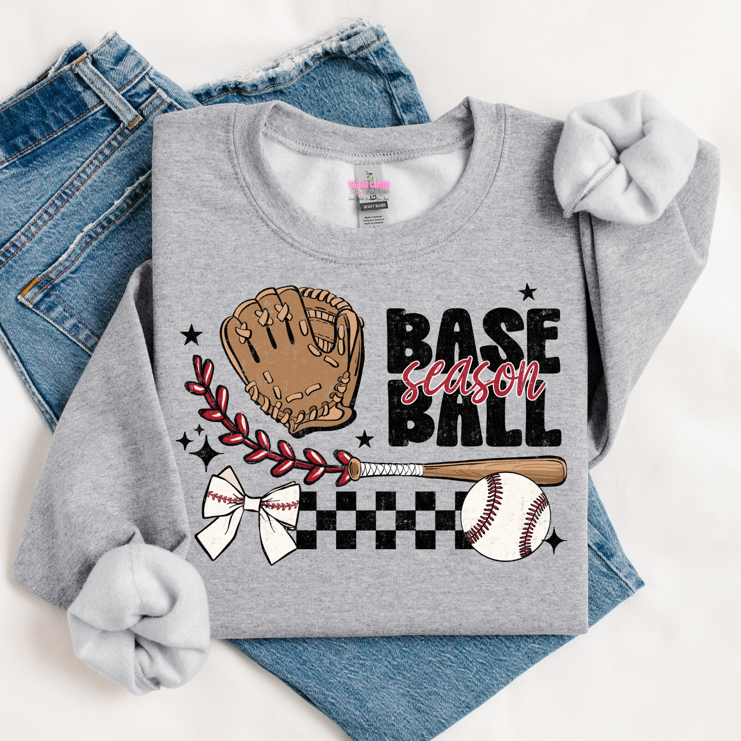 Baseball Season Graphic Tee or Crewneck Sweatshirt