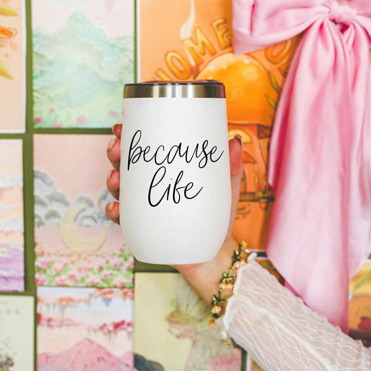 Gia Roma because life wine tumbler
Joy humor style wine accessories
Thoughtfully designed wine tumbler
Quality craftsmanship because life