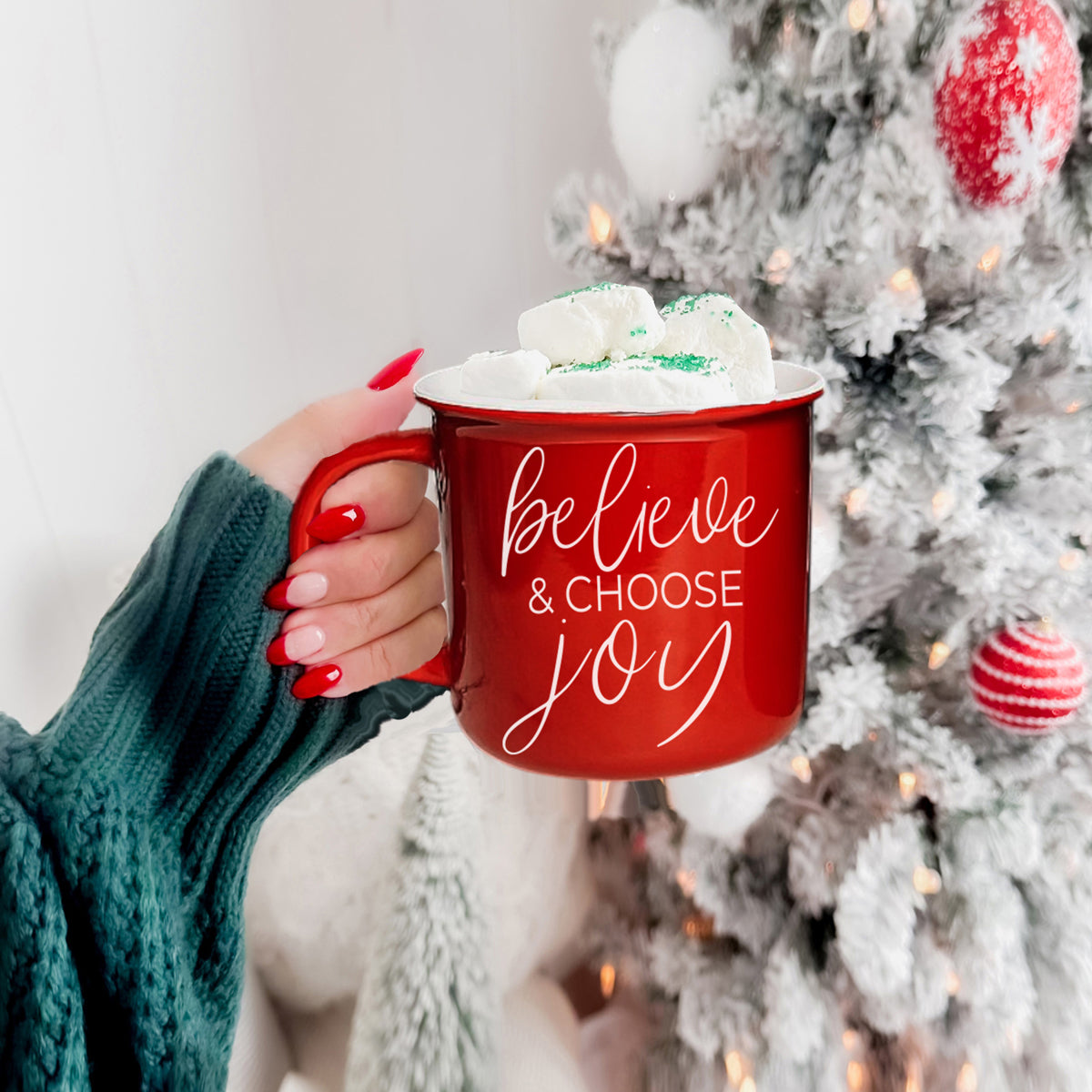 Believe & Joy Mug