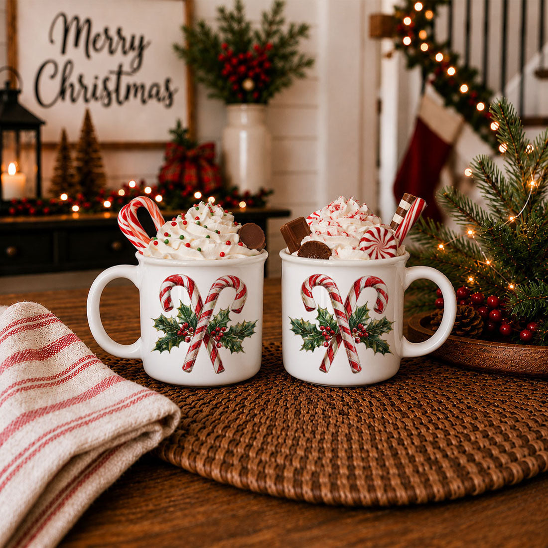 Candy Cane Mug