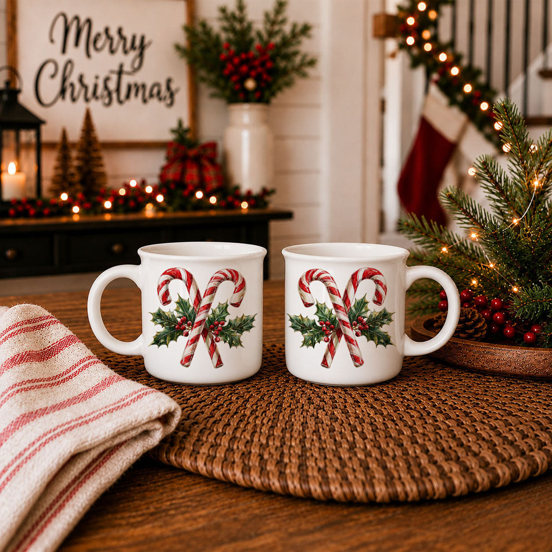 Candy Cane Mug
