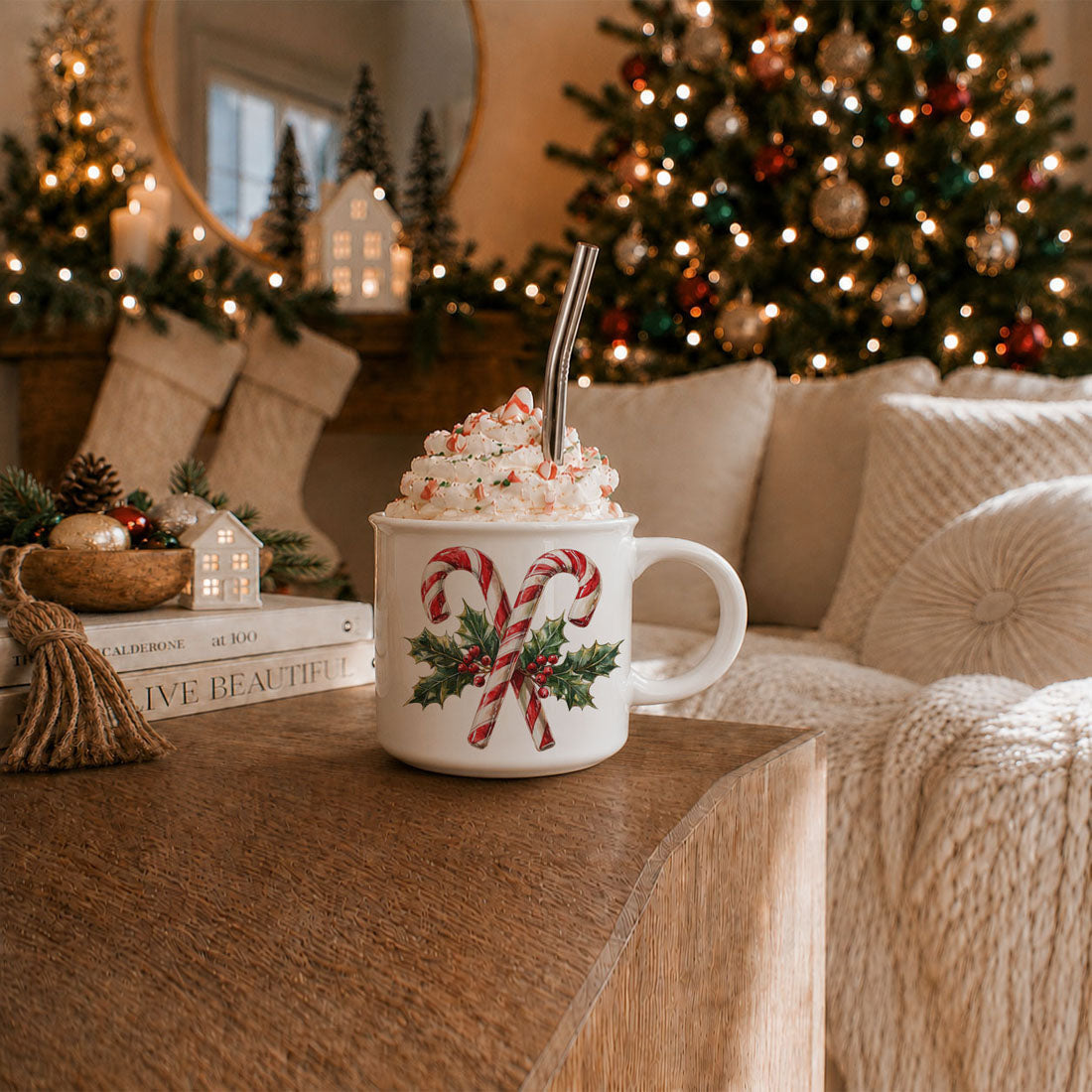 Candy Cane Mug