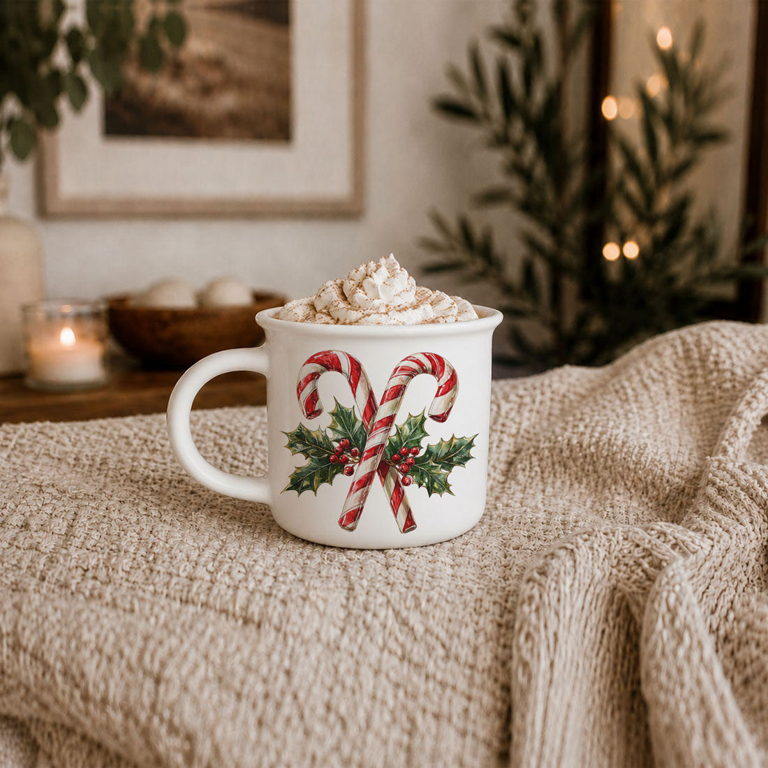 Candy Cane Mug