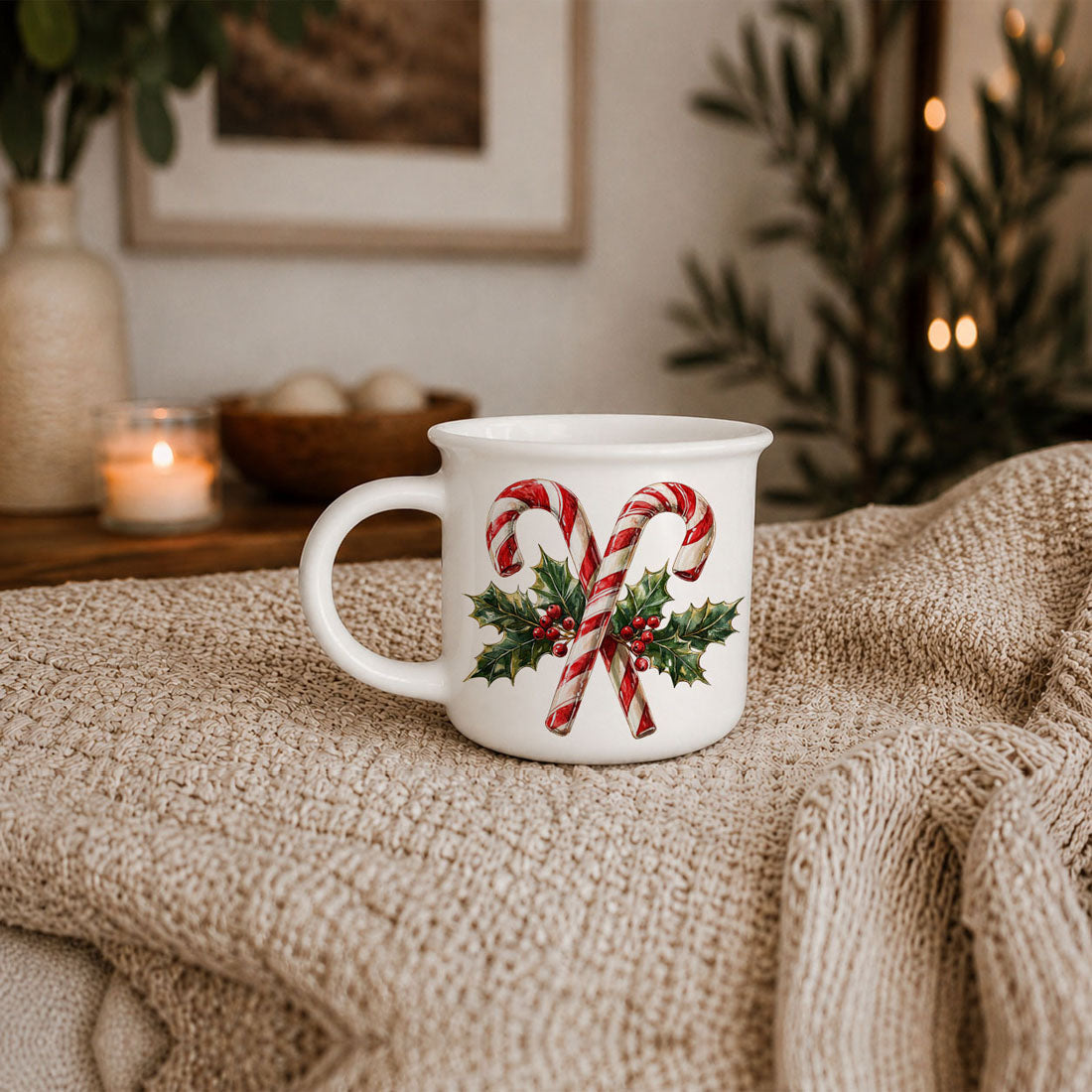 Candy Cane Mug