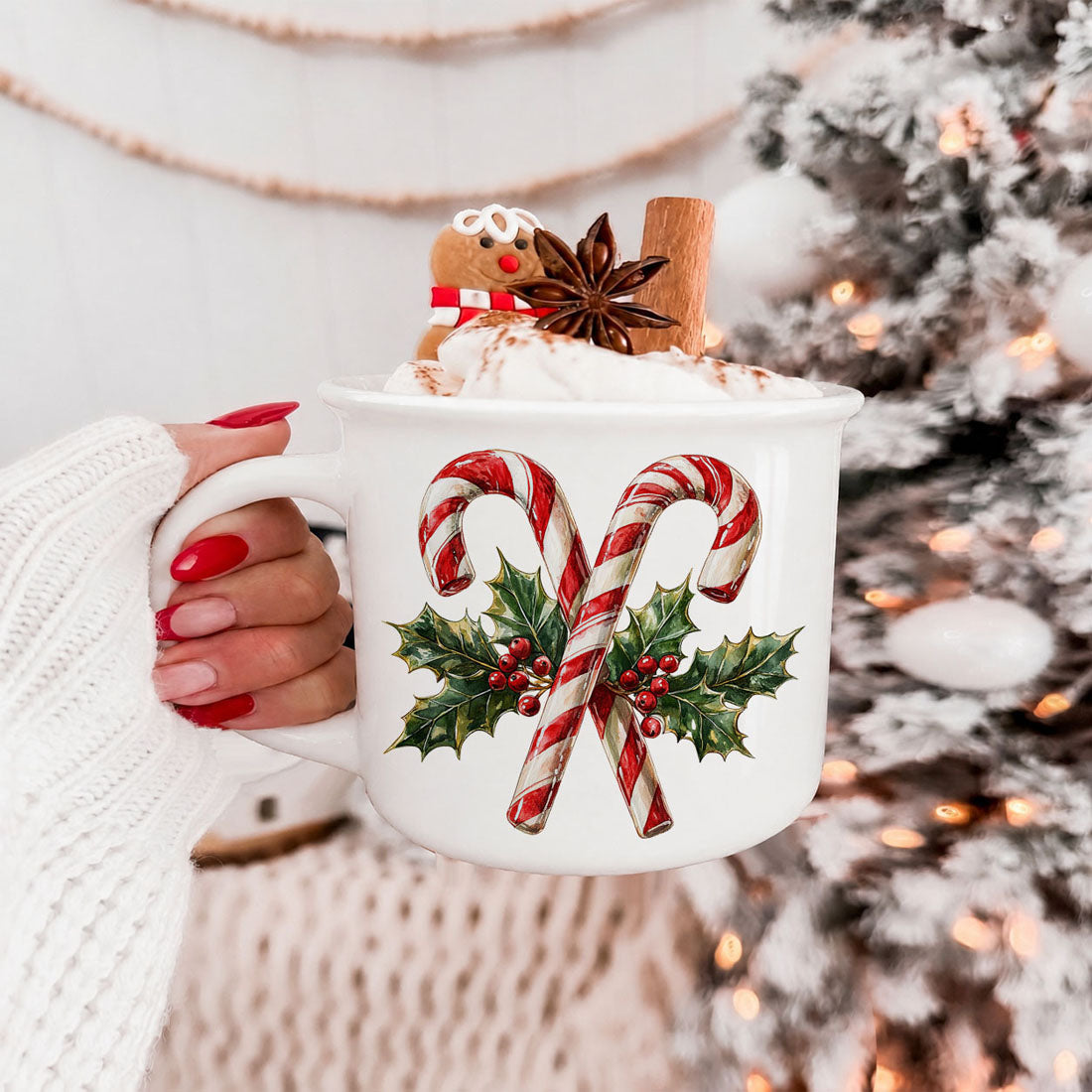 Candy Cane Mug